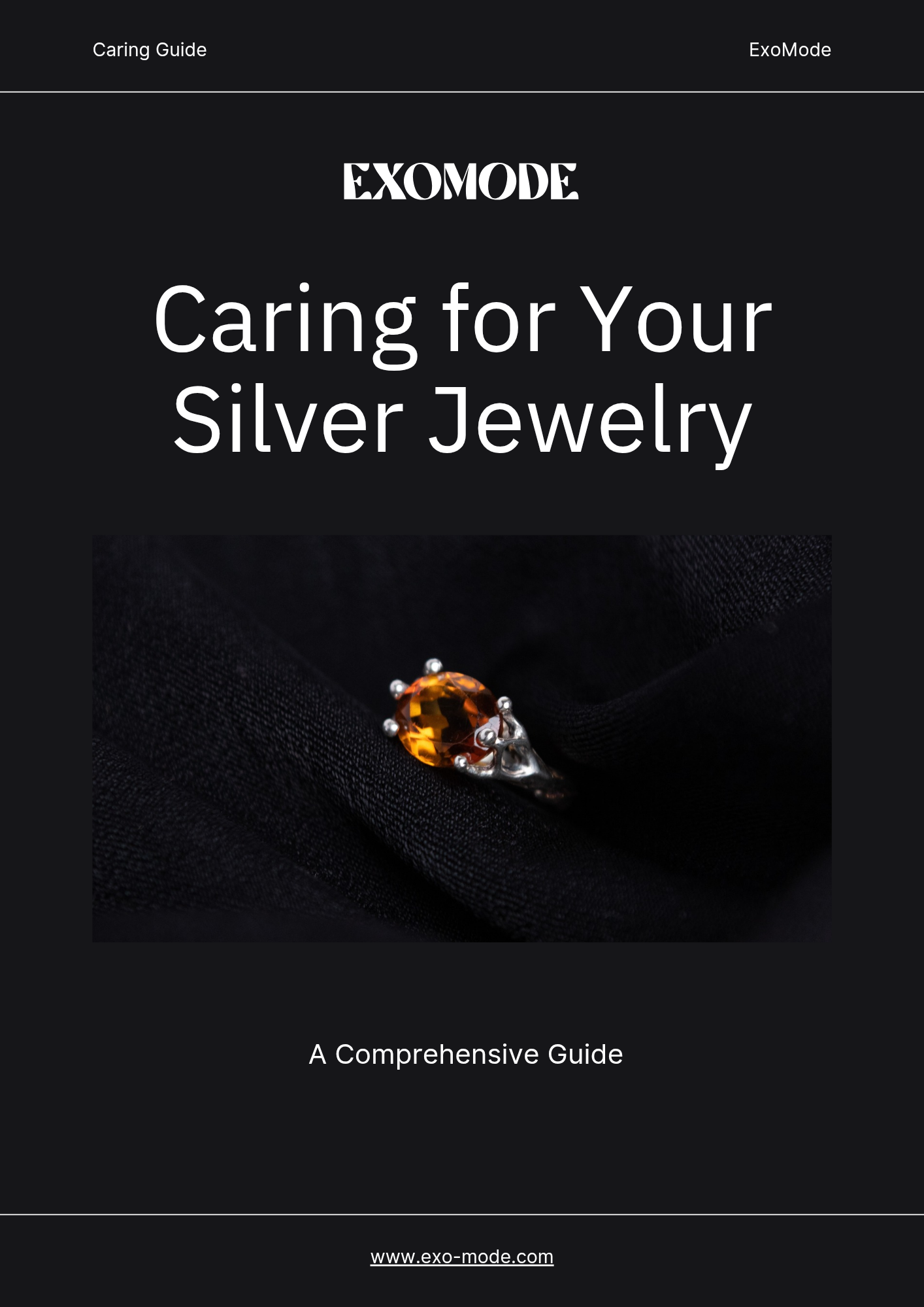 Caring for your Silver Jewelry, a comprehensive guide PDF